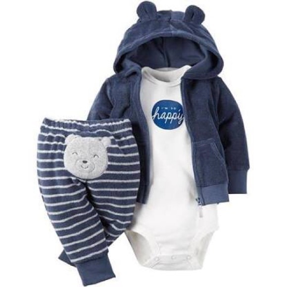 Carter's Other - 3-Piece Babysoft Little Jacket Set 0-3m NWT
